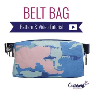 Belt Bag - Beginner Sewing Pattern & Video Tutorial