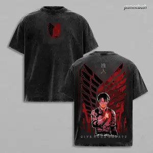 Levi Ackerman stands for sacrifice, loyalty, and unbreakable resolve. “Give Your Hearts” isn’t a slogan—it’s the creed of humanity’s strongest soldier