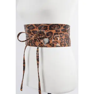 Faux Leo Kimono Belt