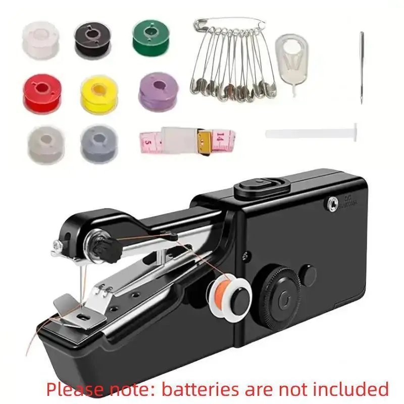 Wireless Handheld Mini Sewing Machine, Portable Electric Sewing Tool Kit, Father's Day Gift, Home Sewing Machine, Sewing Supplies Crafts (no Battery Included)