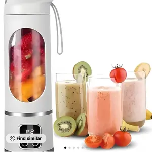 Best Mini Juicer Blender – 2-in-1 Ice Crusher & Smoothie Maker | Perfect for Liquid Diets, Fresh Juice, Shakes, Baby Food | USB Rechargeable & Easy to Clean | Great for Home, Office, Dorm, and Back-to-School Gifts cup portable vegetable