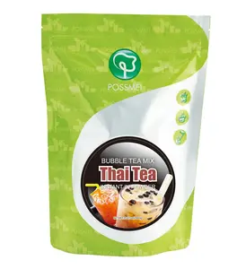 Possmei Thai Tea Powder Mix for Thai Milk Tea Boba Drinks 1.1 lb
