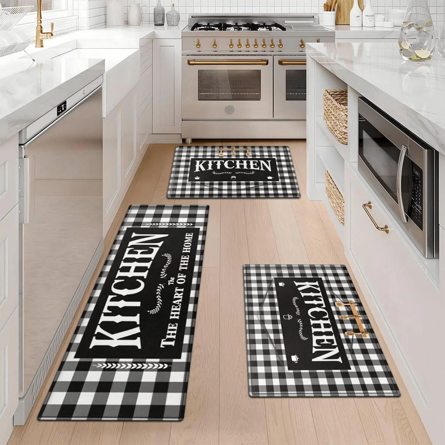 1pc Soft Flannel Floor Mat, Non-Slip Water-Absorbing Rug, Machine Washable, Suitable for Bathroom, Laundry Room