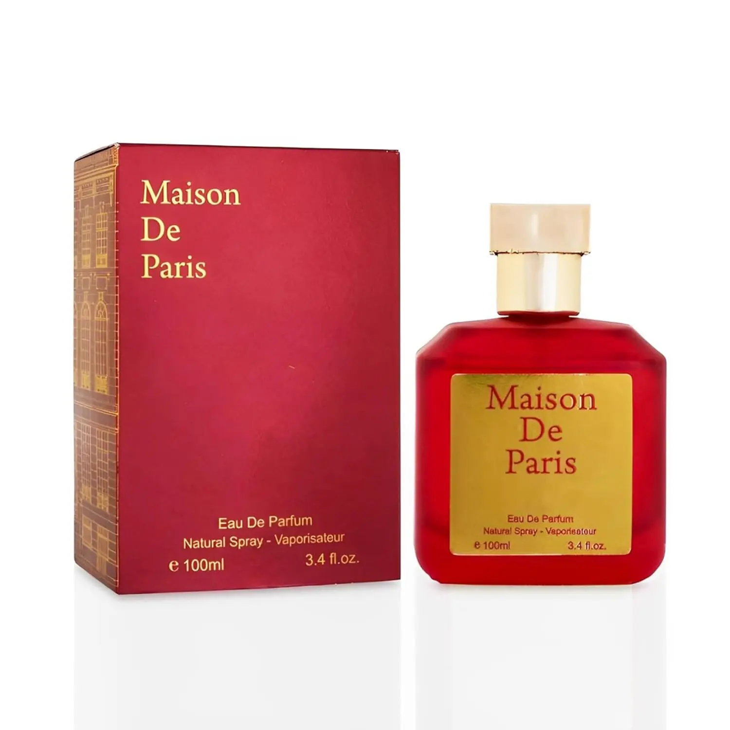 Maison De Paris Perfume - 3.4oz EDP - Floral, Oriental, Sensual and Fresh UNISEX Fragrance