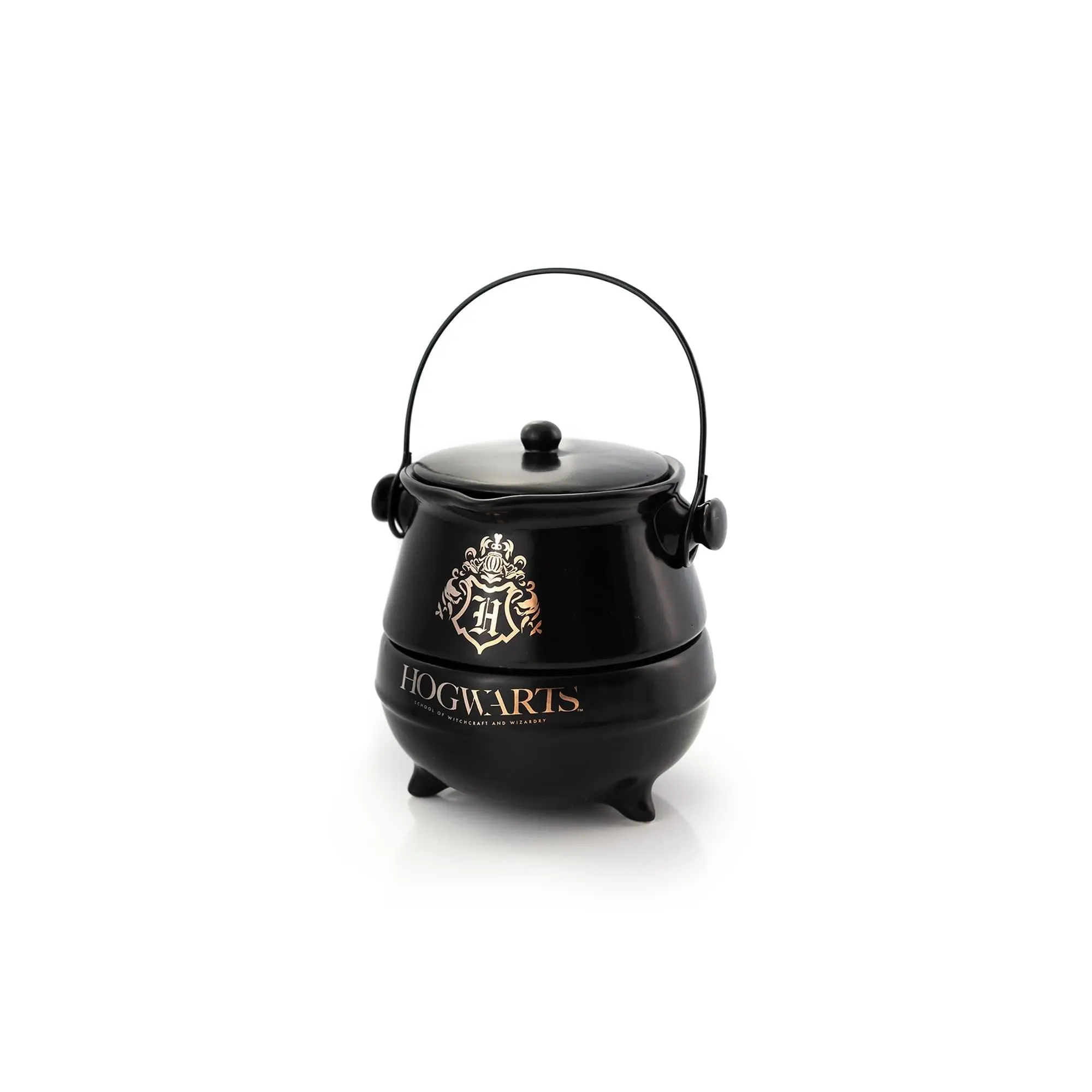 Harry Potter Tea-For-One Cauldron Teapot And Cup Set | Featuring Hogwarts Crest