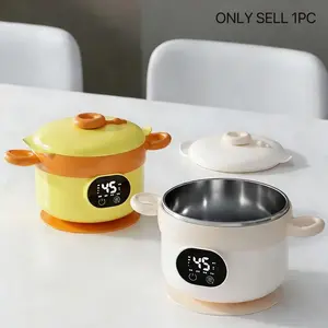 Smart Constant Temperature Bowl with Dishwasher Safe Design, Large Capacity Battery Long Lasting Power, Ideal for Seniors & Kids