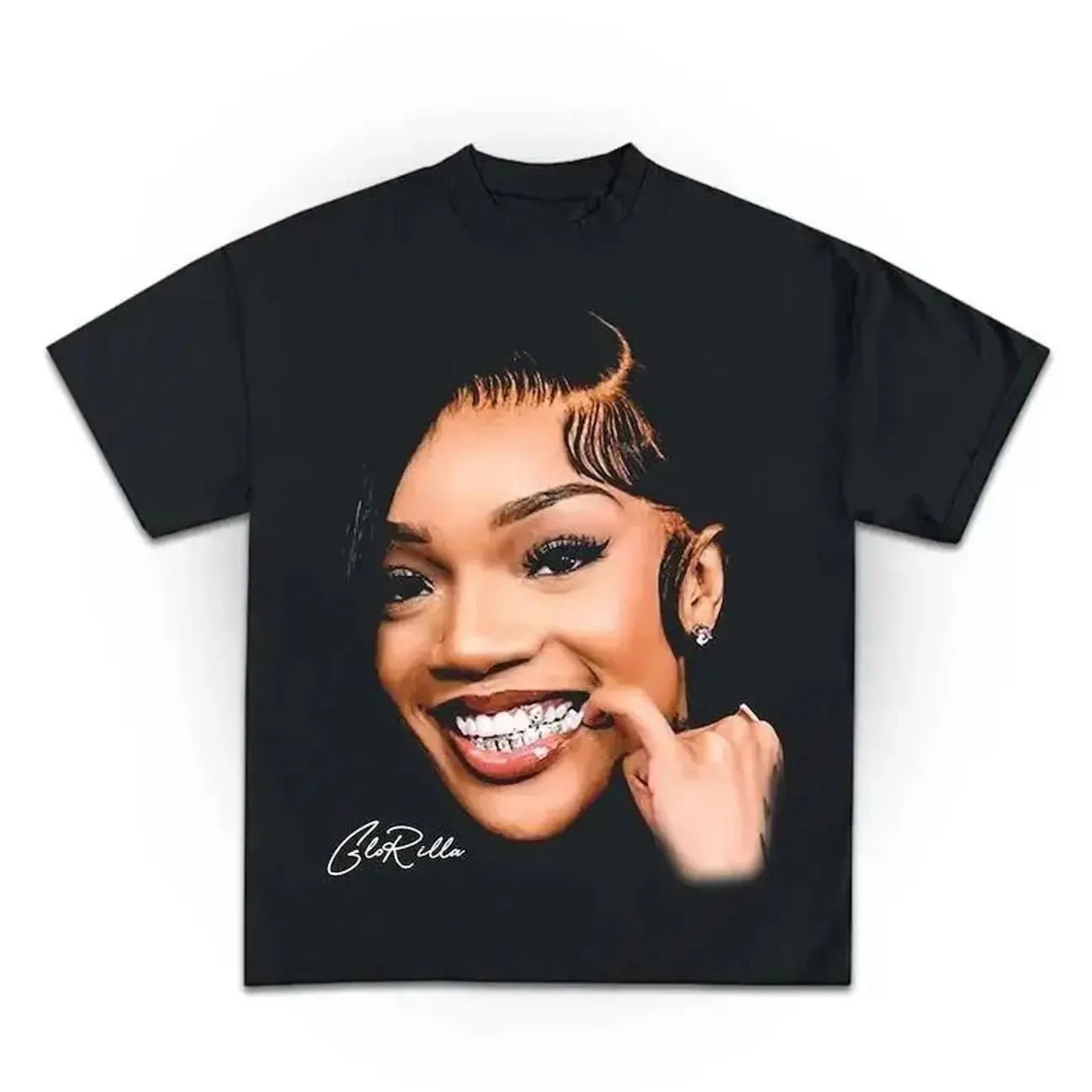 GloRilla Shirt Vintage Hip Hop Rap Graphic Unisex Cotton Tee VO5