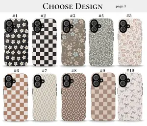 Aesthetic Floral Phone Case – Botanical Retro Design | Tough Protective Cover | Perfect Gift | Compatible With iPhone 11–17