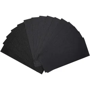 80 Grit 120 grit 220 Grit  Grit Sandpapers for  Furniture Finishing, Metal Sanding and Automotive Polishing, 9 x 3.6 Inch Dry or Wet Sanding Sheets (15pcs)