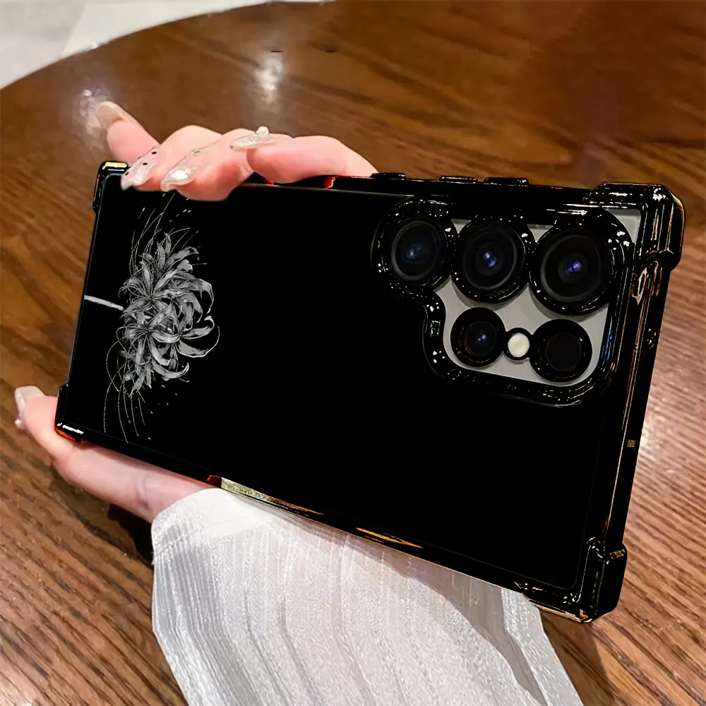 Tokyo Anime Ghoul Phone Case Compatible with for samsung for galaxy S25 S24 S23 S22 S21 FE Ultra Plus 4G 5G, Shockproof Transparent Soft Back Cover.