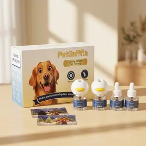 Adanced Dog Calming Diffuser for aStress, DestructiveBehavior, Pee Accidents, Separation Anxiety, Barking,Aggression & Chewing - 2 count Refill Included 30-Dayeach - Packaging May Vary Fragrance Scent