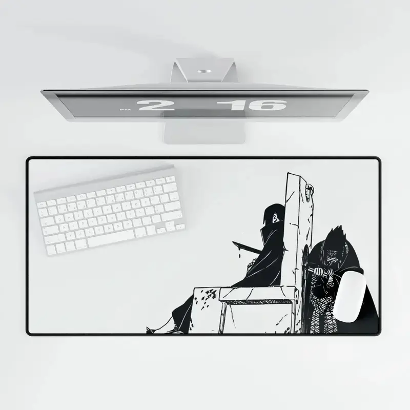 Itachi vs Uchiha Mousepad - Anime Large Extended Desk Mat for Gaming & Office, Epic Brother Showdown Ninja Decor – FASTSHIPPING
