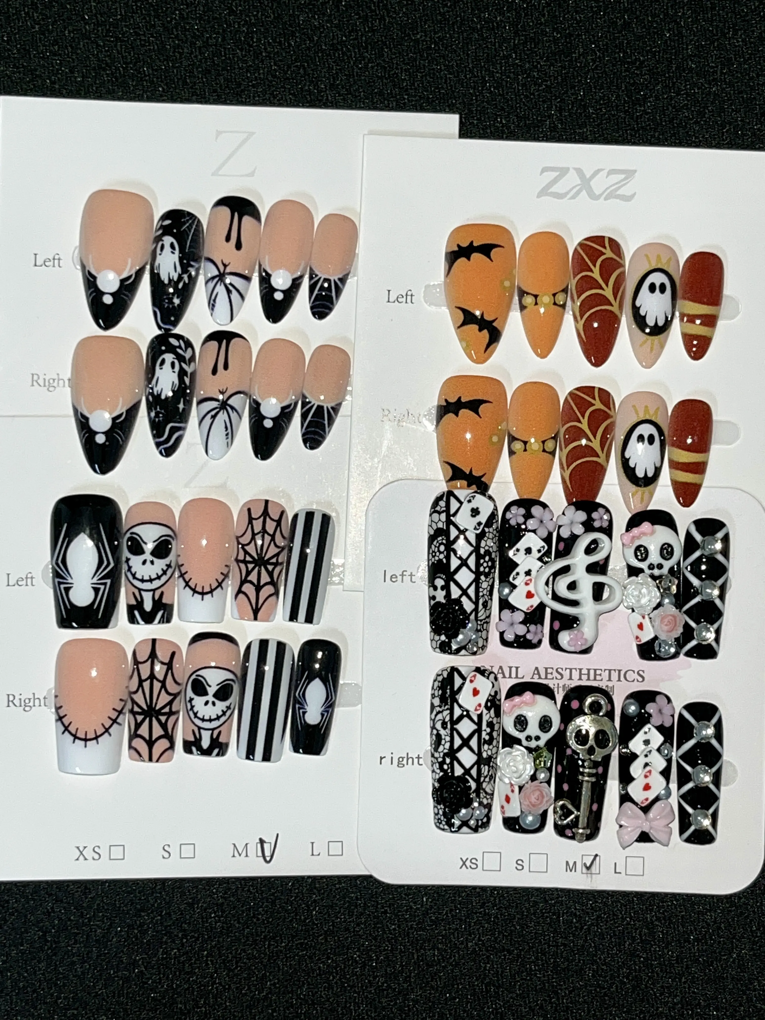 Flora(18473)gc.$40 get 20 random Halloween nails. Trick-or-treaters! Get some for friends or family menber. Just note your require- Flora