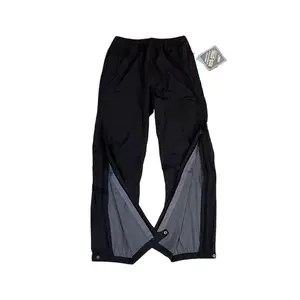 Outdoor sports rainstorm-proof storm pants side zipper LGTX full-pressure glue hard shell rainproof breathable can be stored mountaineering pants men