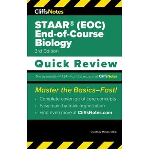 USED-CliffsNotes STAAR End-of-Course (EOC) Biology: Quick Review by Courtney Mayer M.Ed. (Paperback)