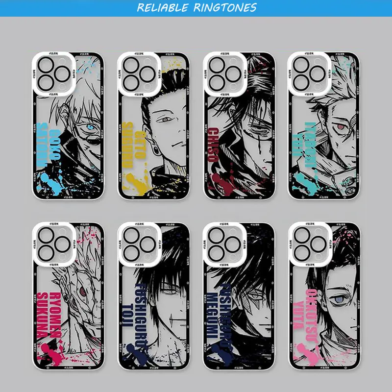 Anime Jujutsu Kaisen Satoru Gojo Phone Case For iPhone 17 16 15 14 13 12 11 - Personalized Aesthetic Design Shockproof Phone Case: Your Perfect Blend of Style and Safety! Cover