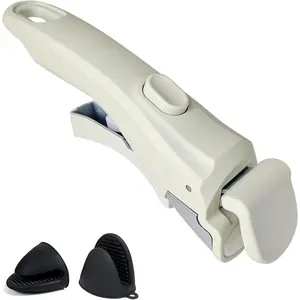 Removable Pot Handle, Cream White Detachable Pan Handles, Universal Pan Handle, Replacement Handles for Pots and Pans with 2 count  Oven Mitts Heat Resistant, Fits  Cookware