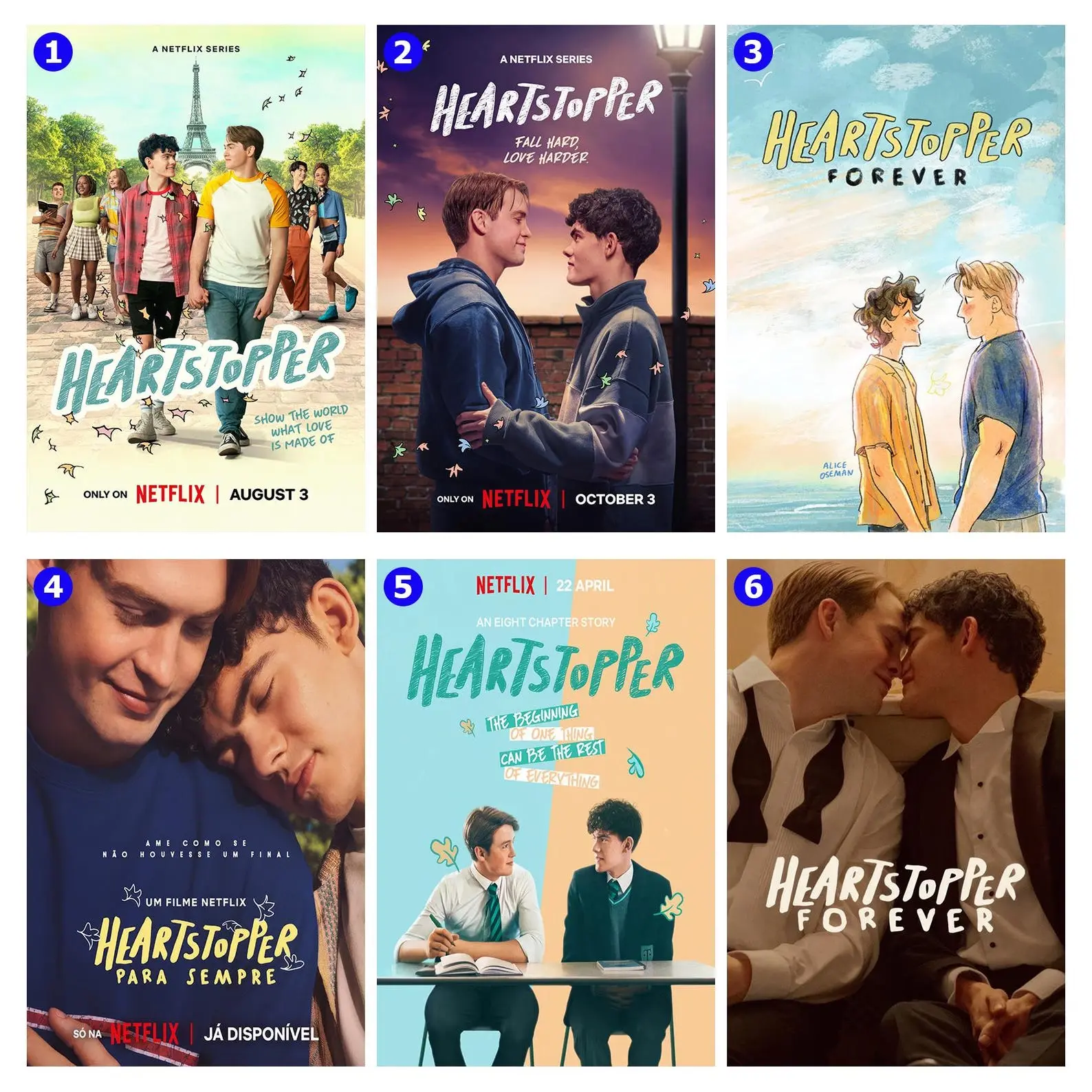 Heartstopper Forever Movie Poster,Living Room Wall Art,Man Cave Art,Movie Lover Gift