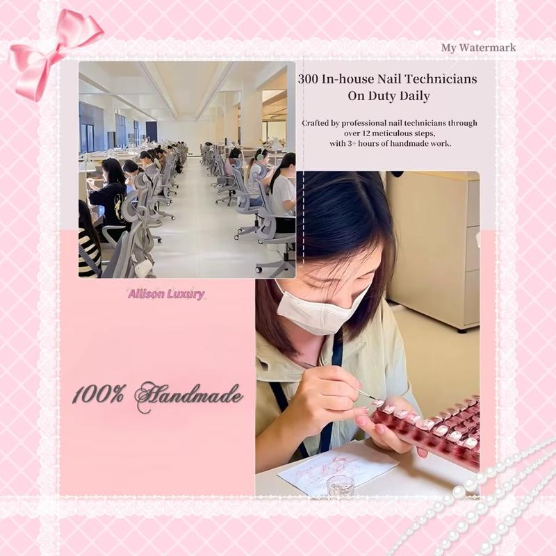 【2026】Kids' Short-Length Press-on Nails – Non-Toxic & Odor-Free | New Luxurious Whitening Finish