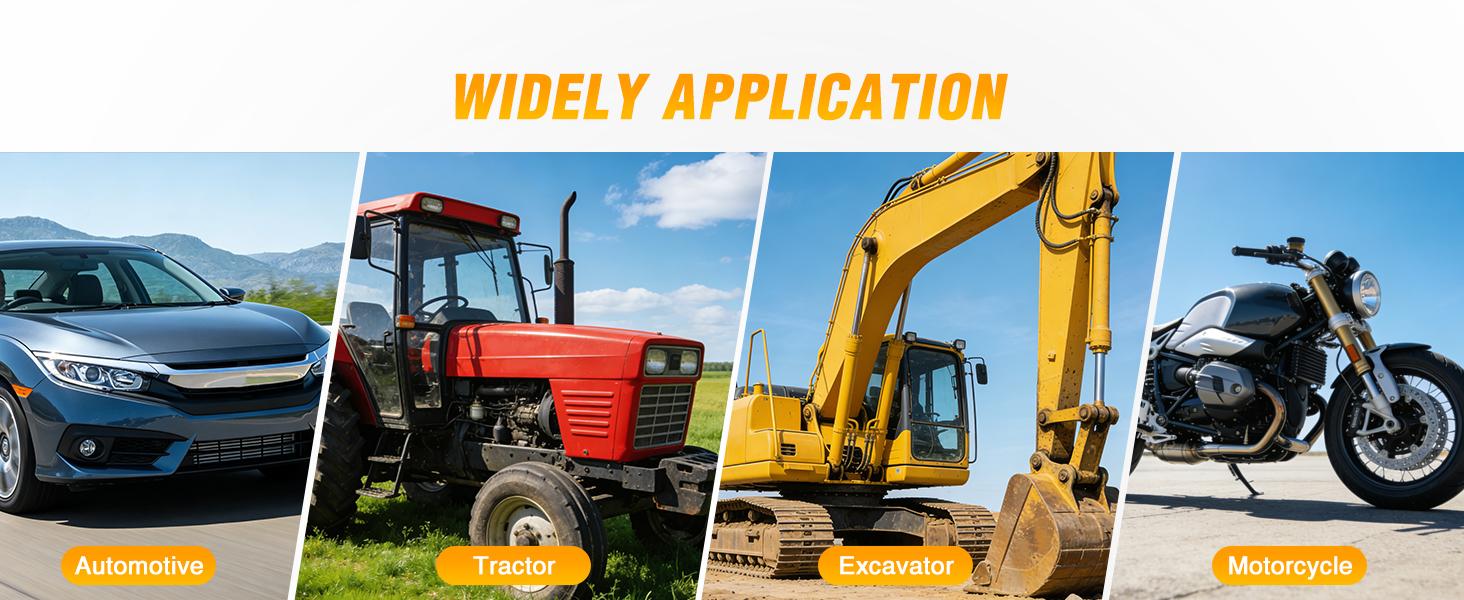 GOOACC Grease Gun 8000 PSI Heavy Duty 14oz Pistol Grip Grease Gun Kit with 18" Spring Flex Hose Sharp Type Nozzle Normal Coupler Rigid Pipe Manual Grease Guns for Greasing Automotive Marine, Yellow