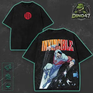 THRAGG Viltrum Invincible War Comic Graphic T-Shirt, Vintage Double Side Washed Hoodie Sweatshirt Tank Top Unisex, Casual Crewneck 100% Cotton Tee, Menswear Movies Merch