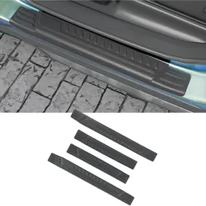 Door Sill Protector Compatible with 2021-2025 Kia Sorento Step Protector Door Edge Step Guard Car Door Dust Shield Cover 2024 Sorento Exterior Accessories