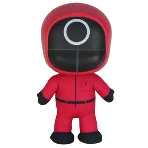Squid Game - Masked Workers (Circle) Figurekey Plush 8"H