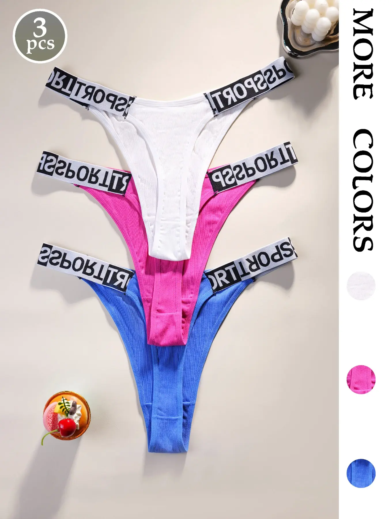 Women's Sexy Plus Size Underwear Set, Comfortable Breathable Fabric, Fitted Design, All Season Wear, Plain Pattern, Moderate Thickness, Soft Breathable Knicker, Soft Breathable Panties