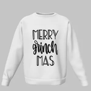 Grinchmas Men's Crew Neck Christmas Sweatshirt - Festive Holiday Attire for Men - Menswear