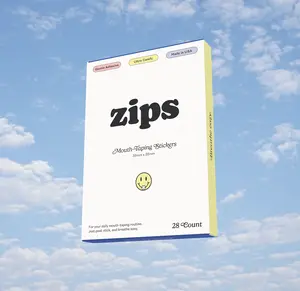 Zips 28-Count Daily Use Mouth Tape Stickers