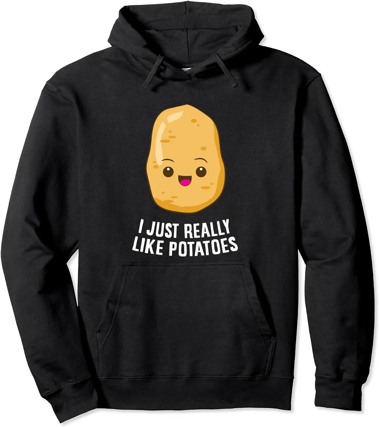 I Just Really Like Potatoes Potato Vegetable Food Humor Pullover Hoodie