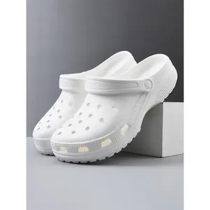 Unisex Comfortable Eva Slip-On Shoes, Lightweight Breathable Casual Footwear, Stylish Hole Shoes for Everyday Wear, Breathable Lightweight Clogs