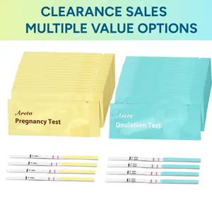 Areta Ovulation & Pregnancy Test Strips Combo Kit, LH and hCG Test for TTC Women, Powered by Premom App - Affordable Value Packs, Exp: Nov 2026