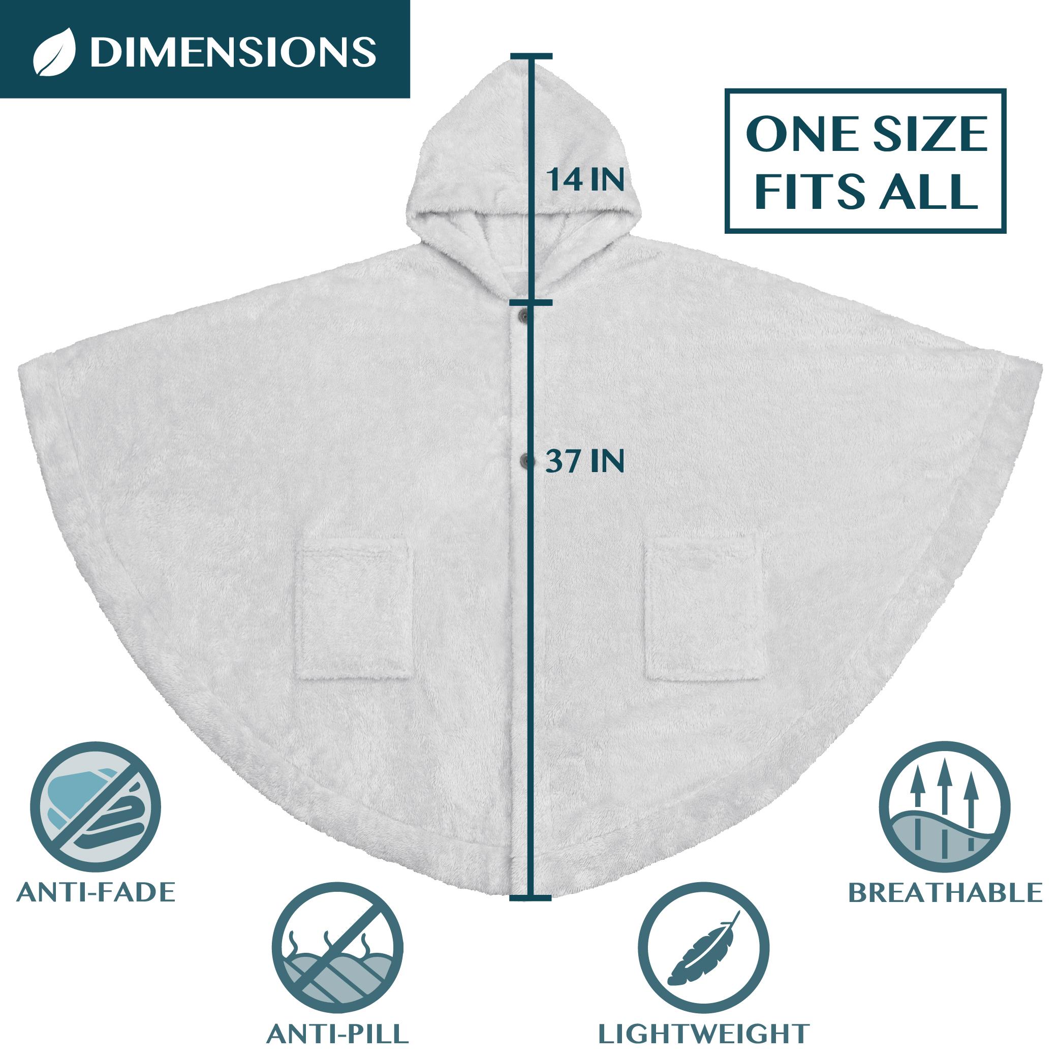 PAVILIA Angel Wrap Hooded Blanket Poncho, Wearable Blanket Throw Wrap Poncho for Women Adult, Cozy Fluffy Sherpa Fleece Shawl Cape with Hood pockets, Warm Gift for Mom Wife PAVILIA Angel Wrap Hooded Blanket Poncho, Wearable Blanket Throw Wrap Poncho for Women Adult, Cozy Fluffy Sherpa Fleece Shawl Cape with Hood pockets, Warm Gift for Mom Wife