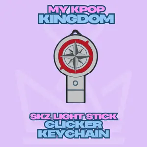 My Kpop Kingdom SKZ Lightstick Clicker Keychain