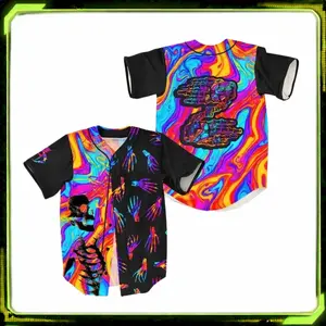 Zeds Dead Trippy Dry Hands Rave Baseball Jersey EDM Music Shirt, EDM Festival Family Gift