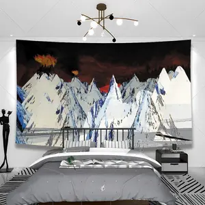Radioheads Music Art Wall Hanging Tapestry Wallpaper Tapestry  Room Decoration 60X40Headboard Aesthetic