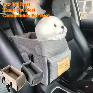 Portable Pet Car Seat Bed – Travel Safe & Comfy