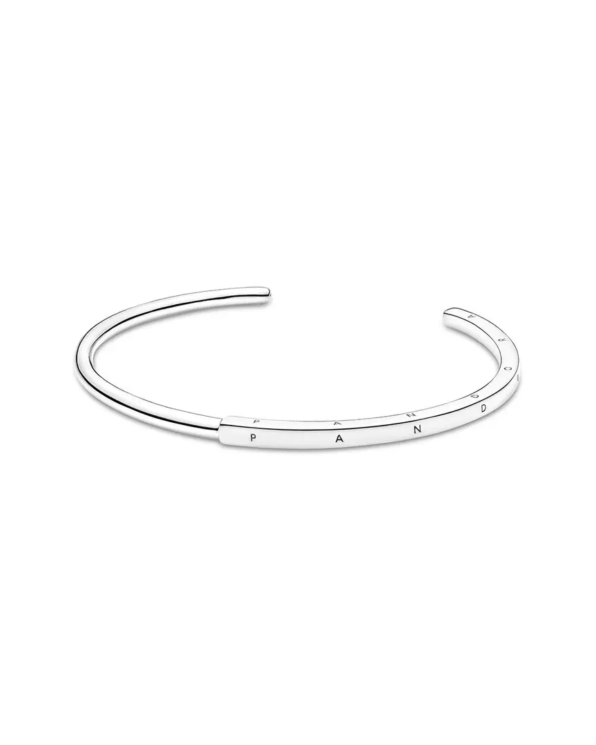 Pandora Signature Silver Bangle Bracelet