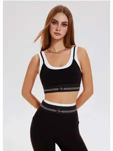 Sculpting 2 Piece Workout Set Seamless High Waist Leggings & Sports Bra Squat-Proof Gym Yoga Outfit