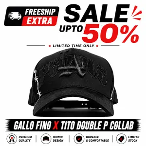 Gallo Fino x Tito Double P Collab Cap – Premium Latino Streetwear Hat | Viral TikTok Style
