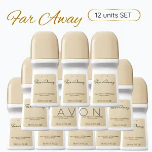 Avon Far Away Roll-on Anti-perspirant Deodorant Size 2.6 Fl. Oz. Set of 12