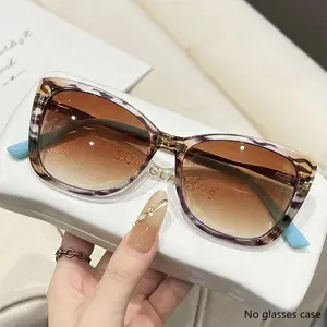 New Western style cat-eye high-quality light luxury glasses, clear reading and gradient sunglasses, external spring hinges, elegant, artistic and minimalist,  1.0 to  4.0 diopters, suitable for daily computer use, perfect gift for gifting
