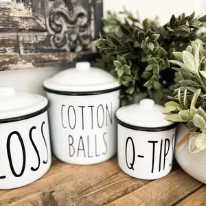 Bathroom Storage Canisters