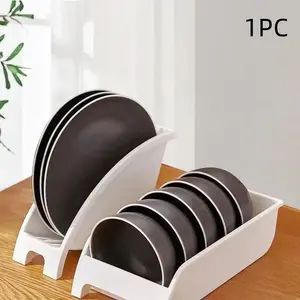 Multifunctional Bowl Dish Rack, Keep Dishes Organized, Kitchen Bowl Plate Storage, Cabinet Tray Organizer, Drainage Bowl Holder