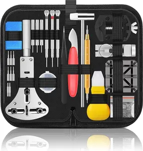 151-in-1 Watch Repair Kit with Case – Replace Batteries Adjust Metal Bands, Remove Links, Change Spring Bars, Open Backs – Professional Watch Tool Set for All Watches