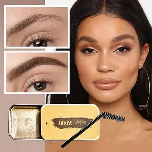 Waterproof Eyebrow Gel with Brush, Long-Lasting Natural Look, Suitable for All Skin Types, Professional Makeup Artist Recommended