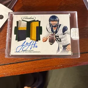 Jared Goff RPA rookie patch autograph