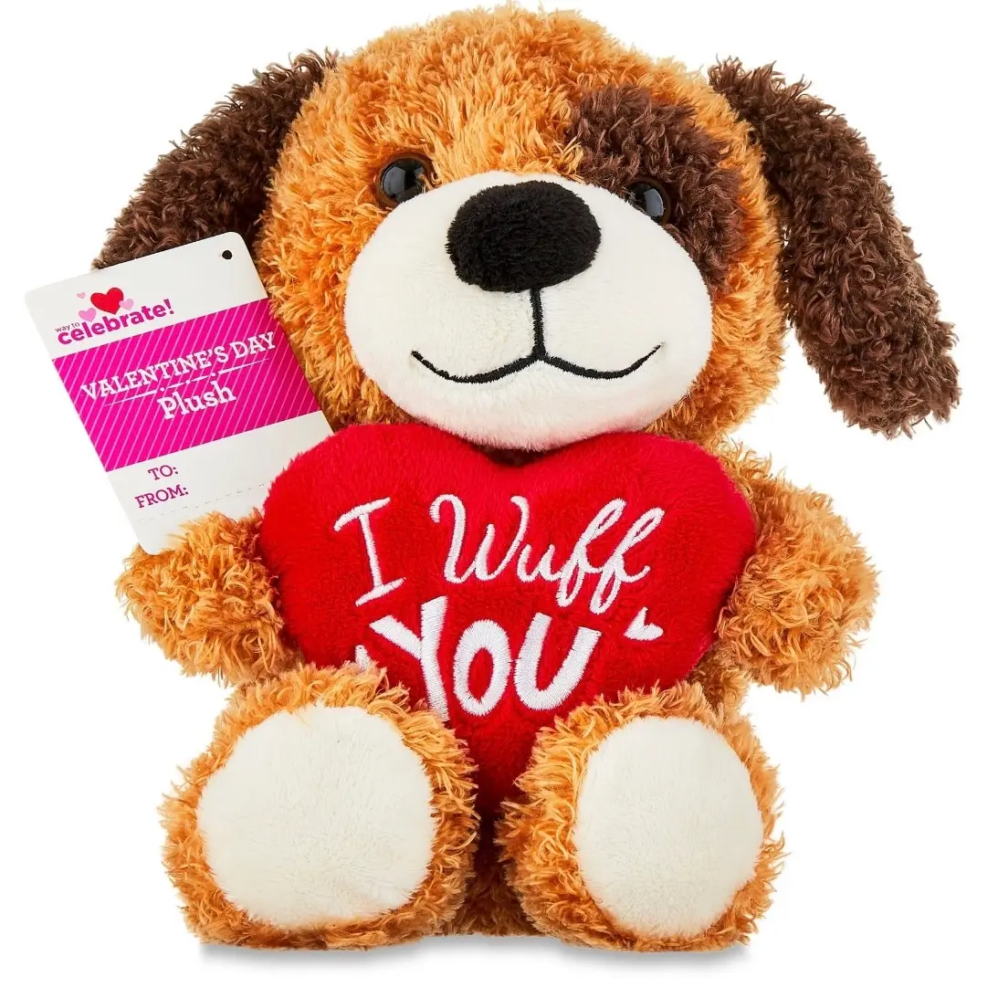 Wuff brown plush puppy toy