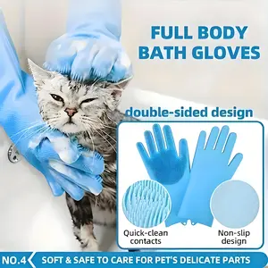 Pet latex cleaning gloves for household use
